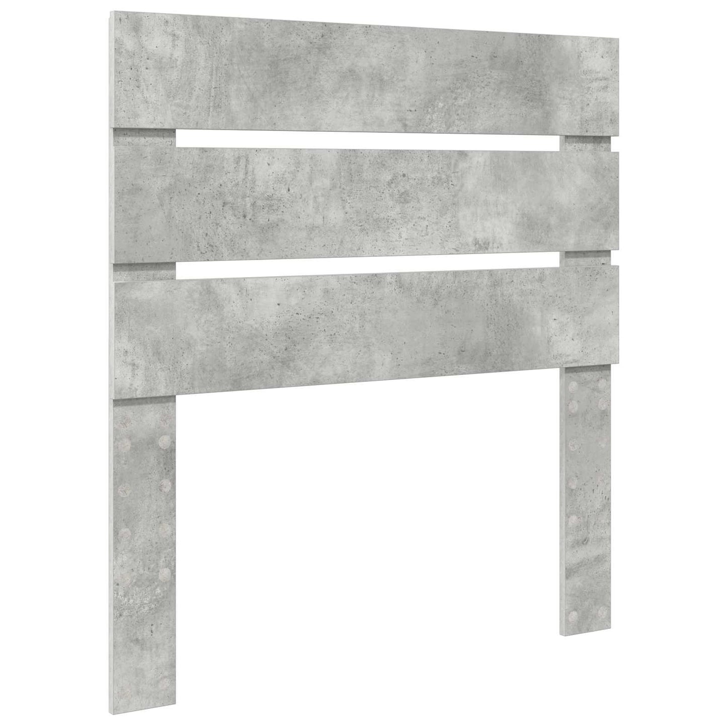 Storage Bed Concrete Grey 90 x 190 cm Engineered Wood