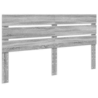 Bed Frame with Drawer Grey Sonoma 160 x 200 cm Engineered Wood
