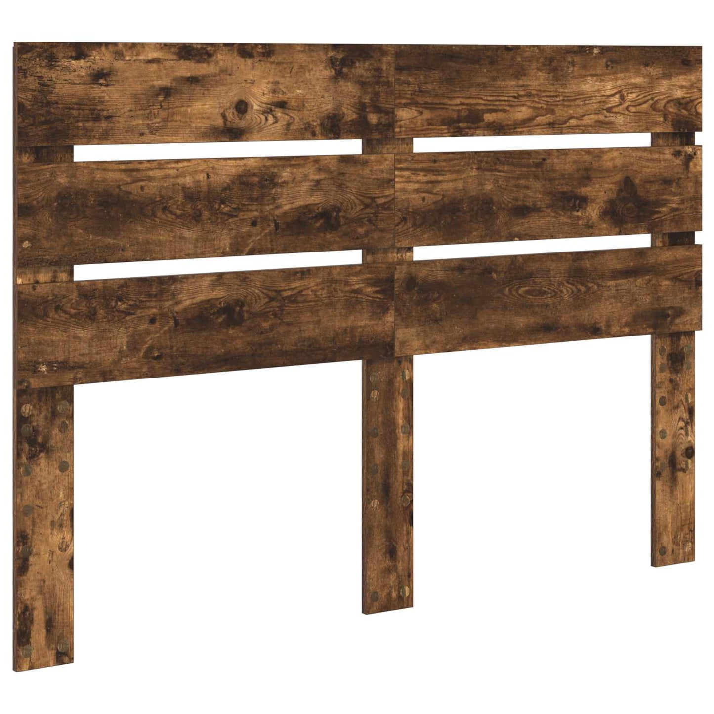 Bed Frame with Drawer Smoked Oak 150 x 200 cm Engineered Wood