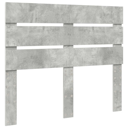 Bed Frame Concrete Grey 120 x 190 cm Engineered Wood