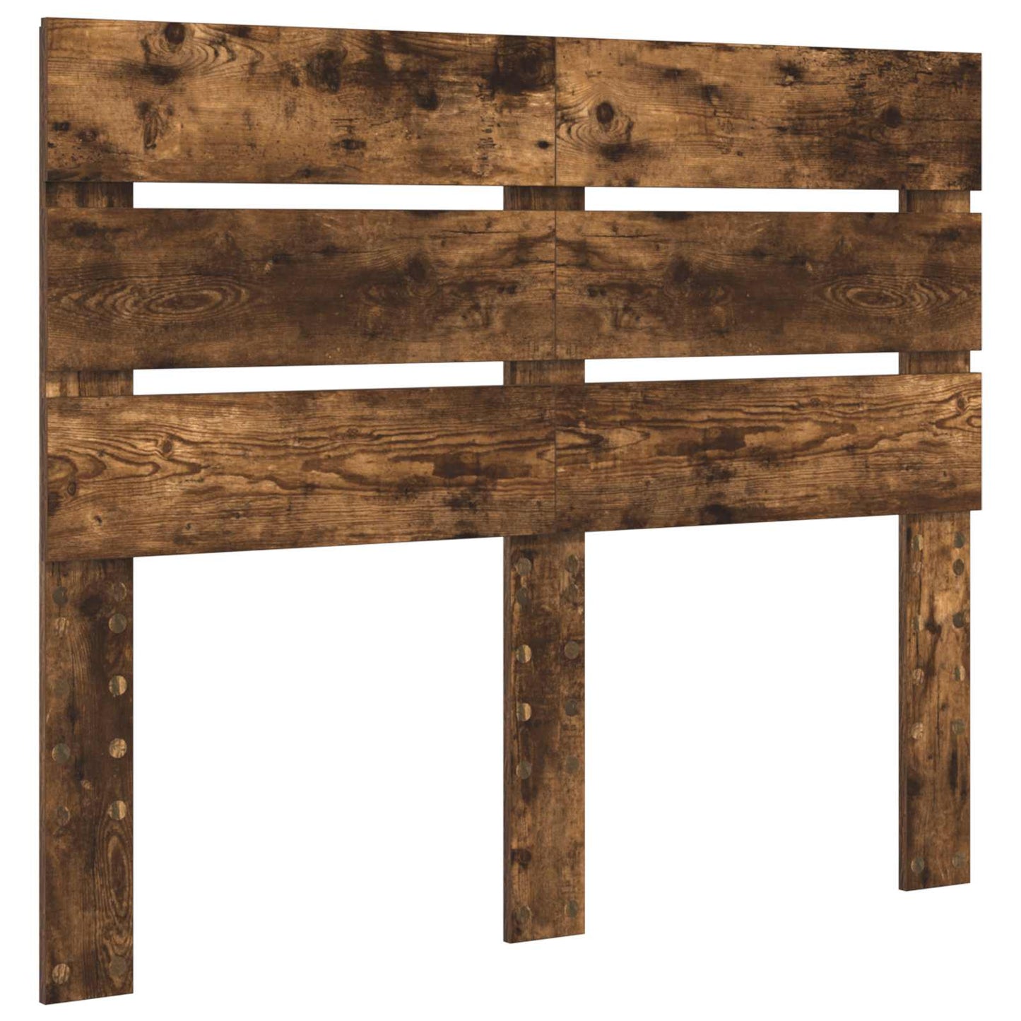 Bed Frame with Drawer Smoked Oak 120 x 190 cm Engineered Wood