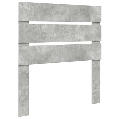 Bed Frame Concrete Grey 100 x 200 cm Engineered Wood