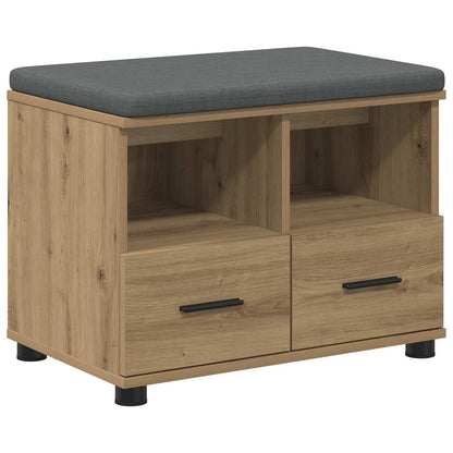 Hall Bench Artisan Oak 60 x 38 x 46 cm