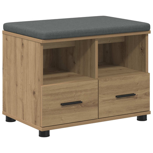 Hall Bench Artisan Oak 60 x 38 x 46 cm