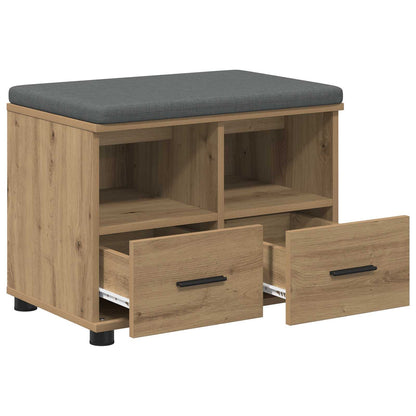 Hall Bench Artisan Oak 60 x 38 x 46 cm