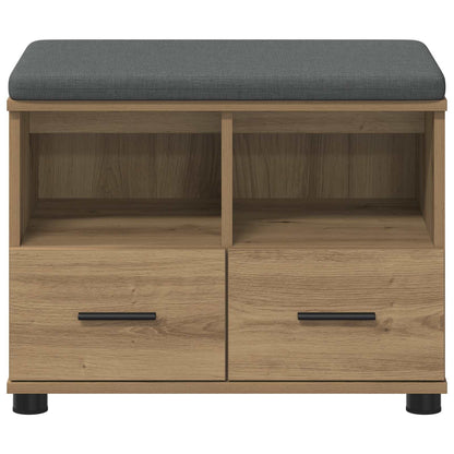 Hall Bench Artisan Oak 60 x 38 x 46 cm