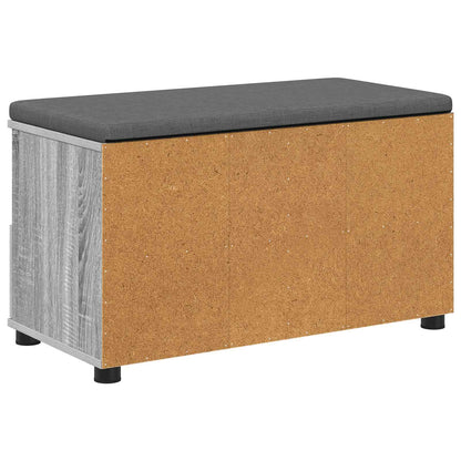 Hall Bench with Cushion with Drawer Grey Sonoma 80 x 38 x 46 cm