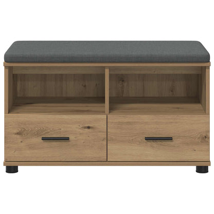 Hall Bench Artisan Oak 80 x 38 x 46 cm