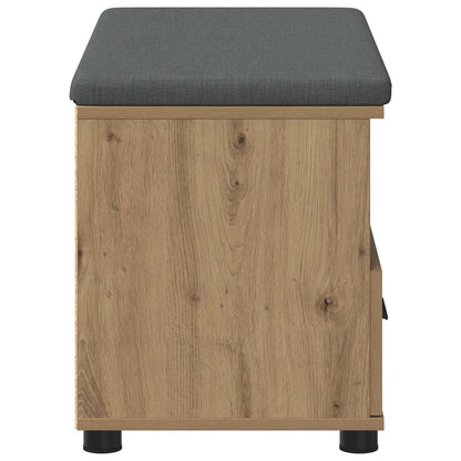 Hall Bench Artisan Oak 80 x 38 x 46 cm