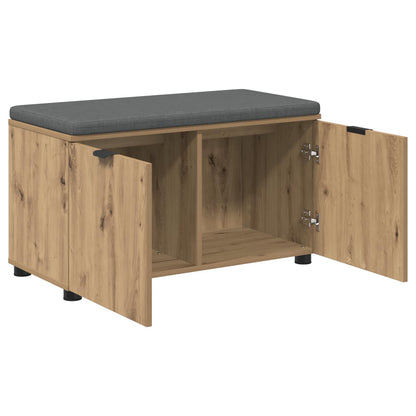 Hall Bench Artisan Oak 80 x 38 x 46 cm