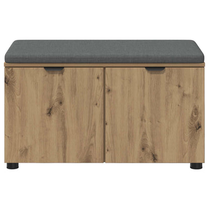 Hall Bench Artisan Oak 80 x 38 x 46 cm