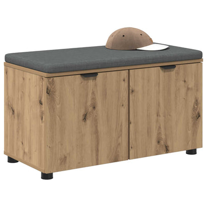 Hall Bench Artisan Oak 80 x 38 x 46 cm