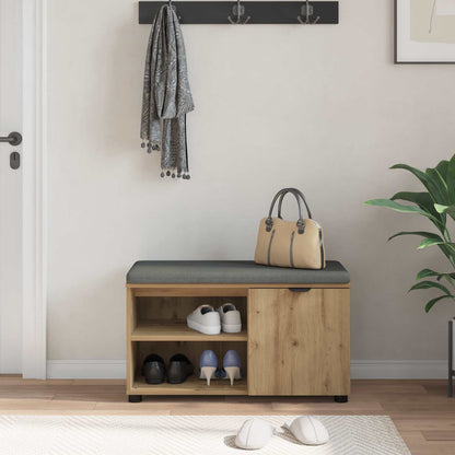 Hall Bench Artisan Oak 80 x 38 x 46 cm