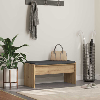 Hall Bench Artisan Oak 83 x 38 x 40 cm