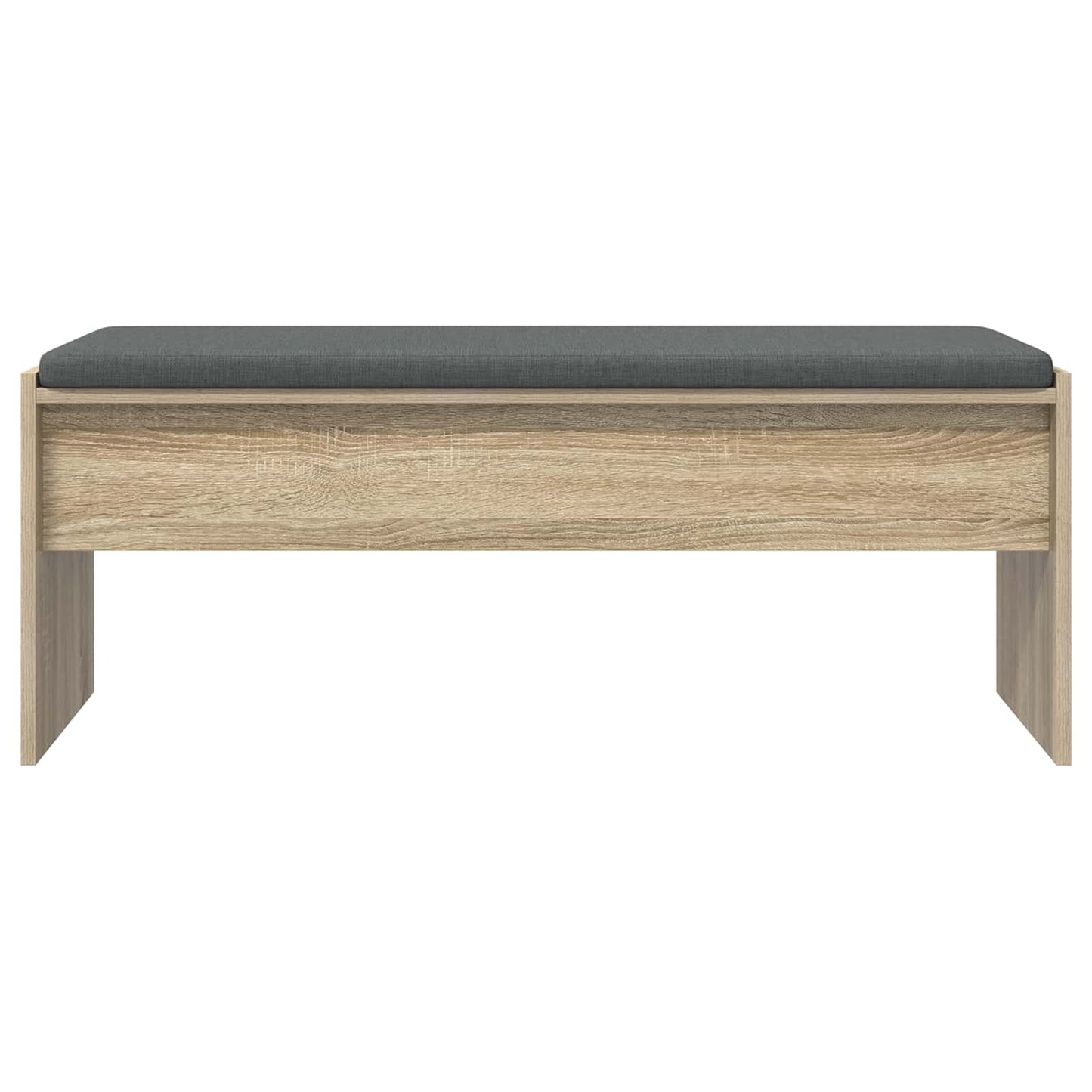 Hall Bench with Cushion Sonoma Oak 103 x 38 x 40 cm