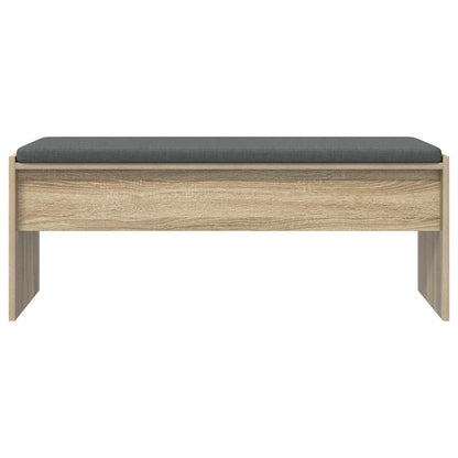 Hall Bench with Cushion Sonoma Oak 103 x 38 x 40 cm