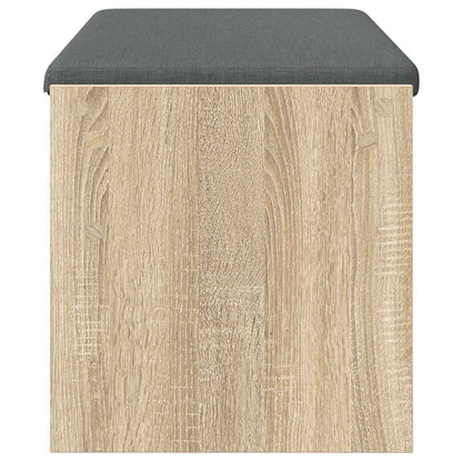 Hall Bench with Cushion Sonoma Oak 103 x 38 x 40 cm