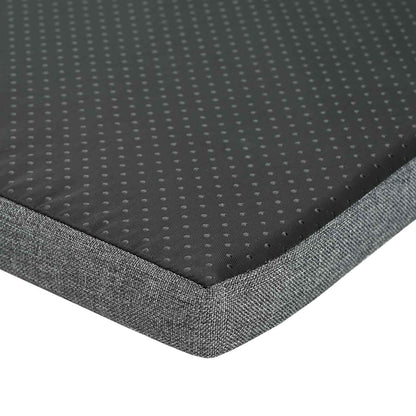 Hall Bench Old Wood 63 x 38 x 45 cm Engineered Wood and Fabric