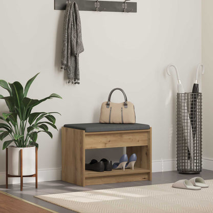 Hall Bench Artisan Oak 63 x 38 x 45 cm