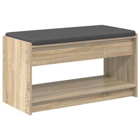 Hall Bench Sonoma Oak 83 x 38 x 45 cm