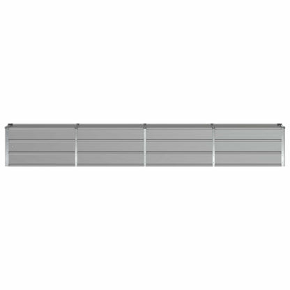 Planter Light Grey 320 x 40 x 45 cm Steel