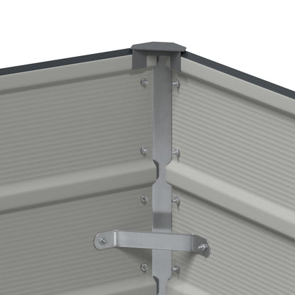 Planter Anthracite 100 x 100 x 45 cm Steel