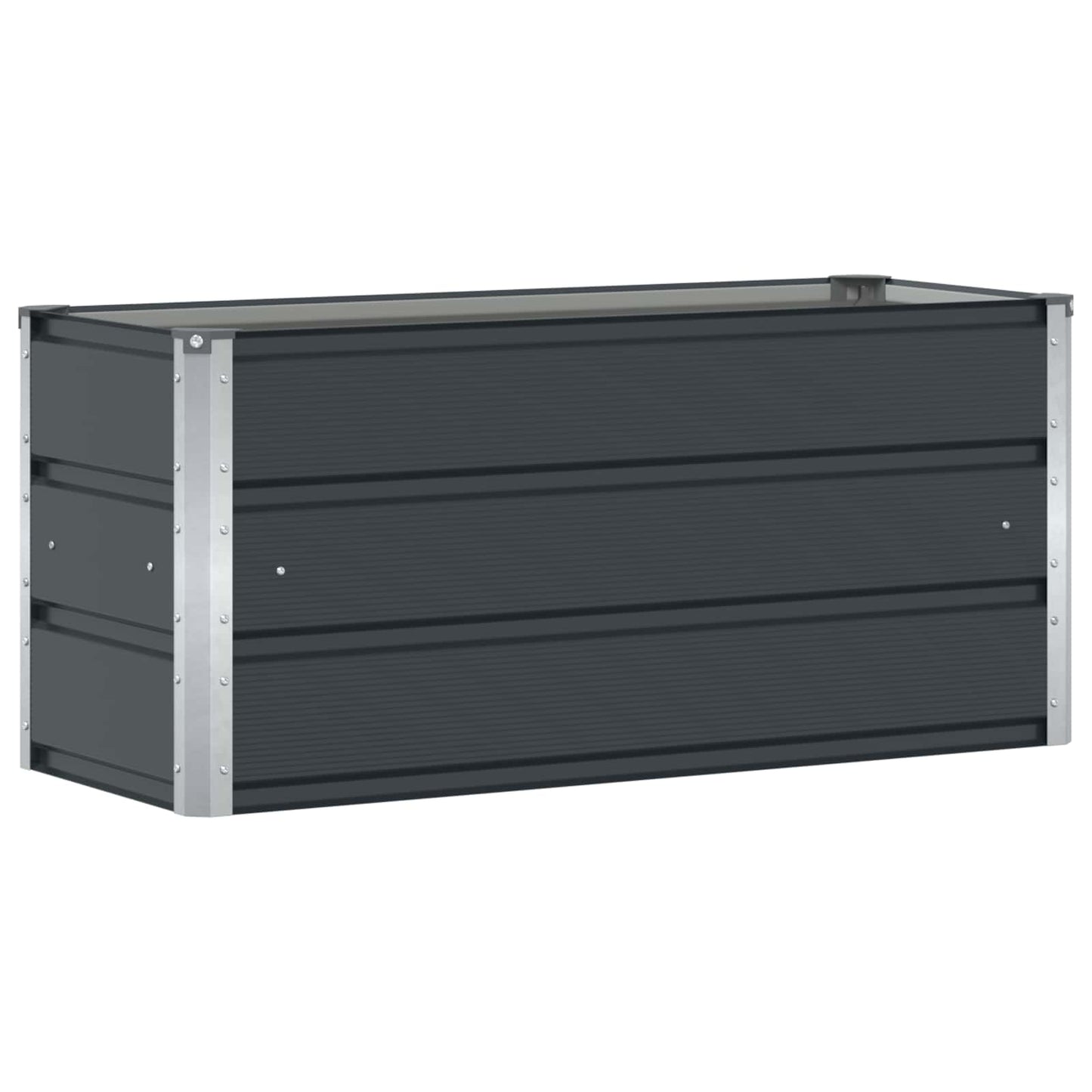 Planter Anthracite 100 x 40 x 45 cm Steel
