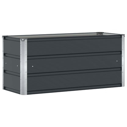 Planter Anthracite 100 x 40 x 45 cm Steel