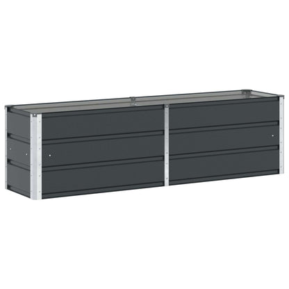 Planter Anthracite 160 x 40 x 45 cm Steel