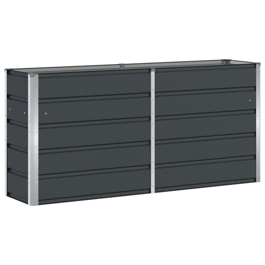 Planter Anthracite 160 x 40 x 75 cm Steel