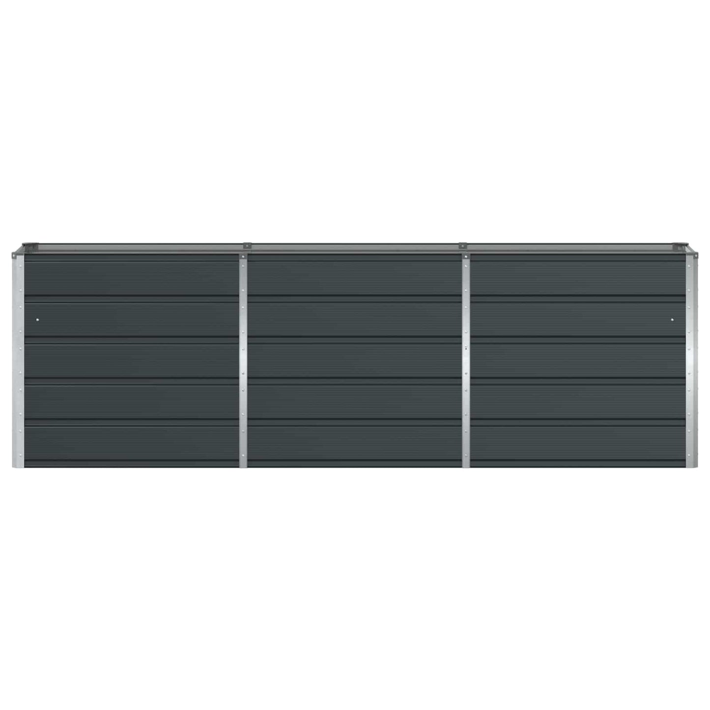Planter Anthracite 240 x 40 x 75 cm Steel