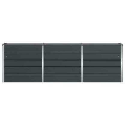 Planter Anthracite 240 x 40 x 75 cm Steel