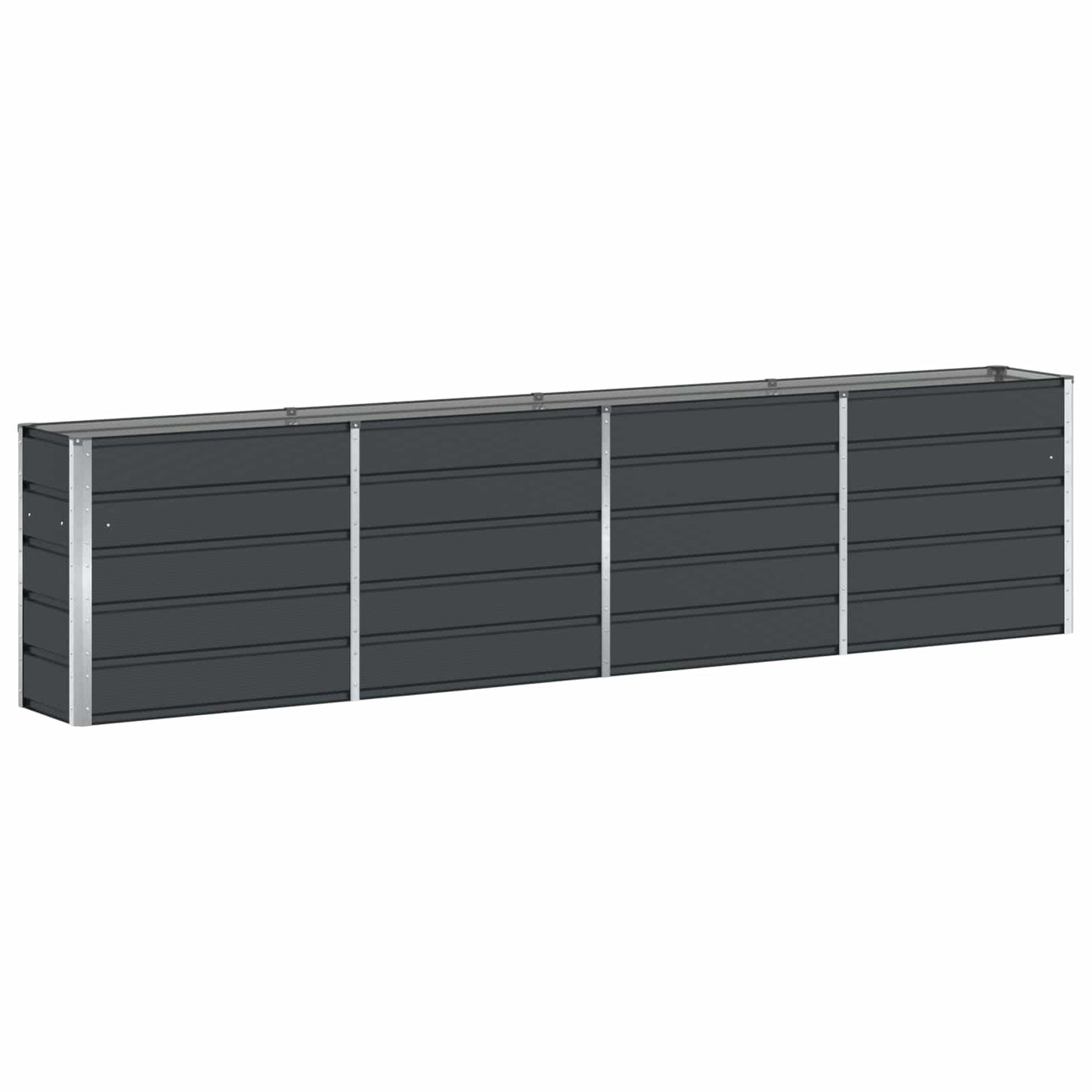 Planter Anthracite 320 x 40 x 75 cm Steel