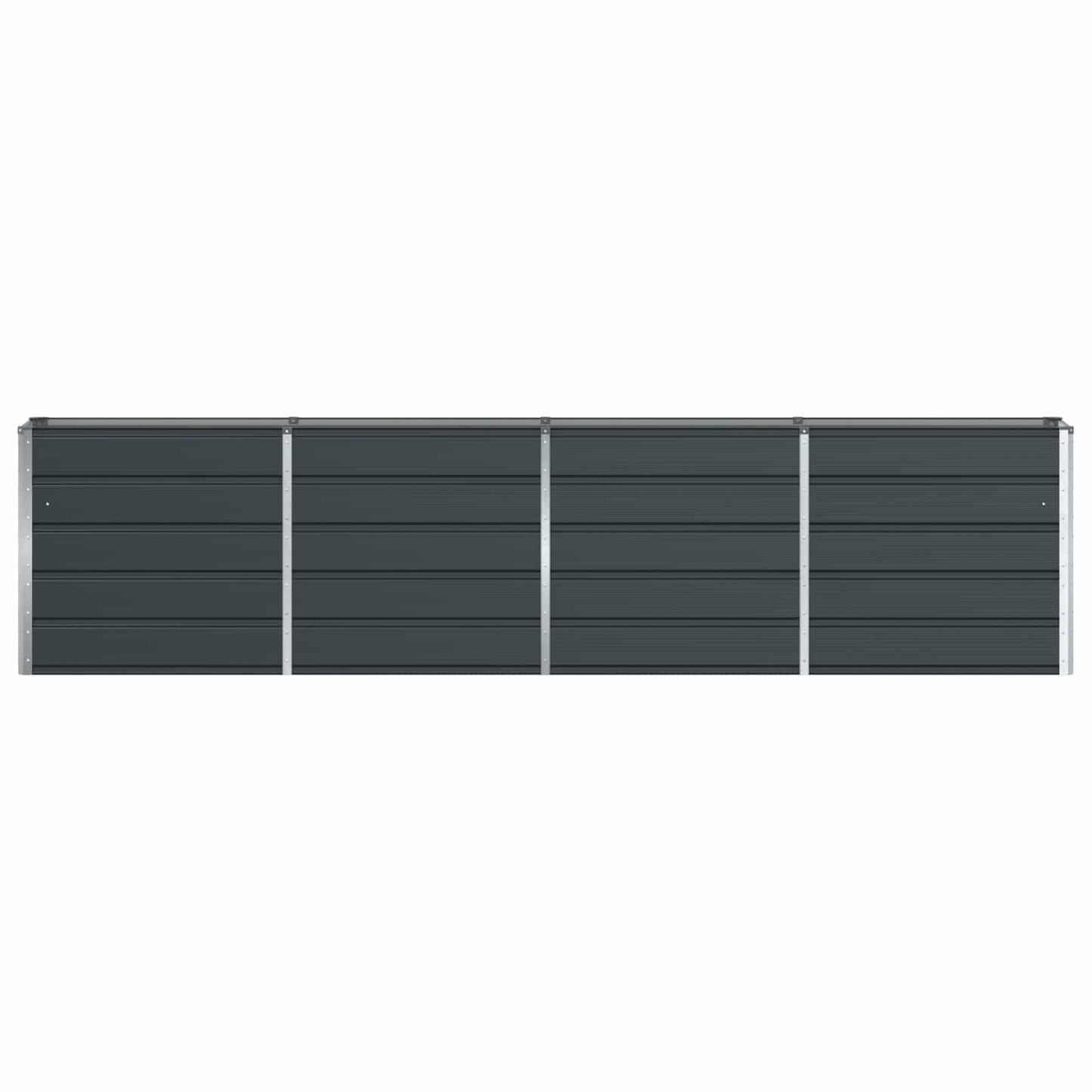 Planter Anthracite 320 x 40 x 75 cm Steel