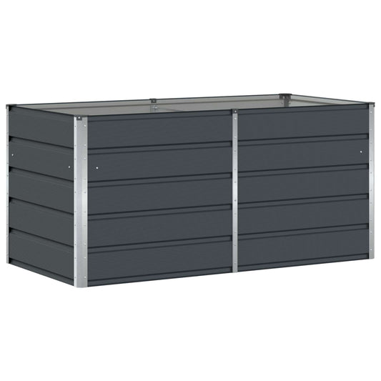 Planter Anthracite 160 x 80 x 75 cm Steel