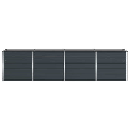 Planter Anthracite 320 x 80 x 75 cm Steel