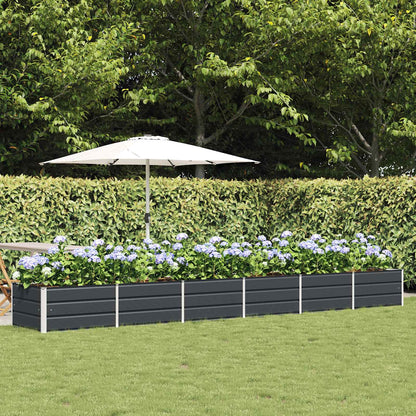 Planter Anthracite 480 x 80 x 45 cm Steel