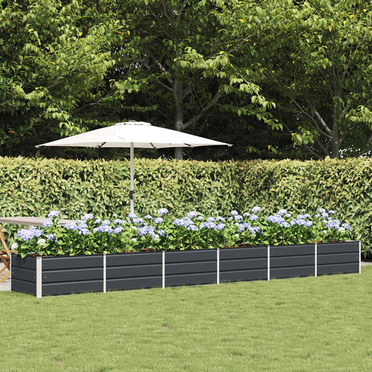 Planter Anthracite 480 x 80 x 45 cm Steel