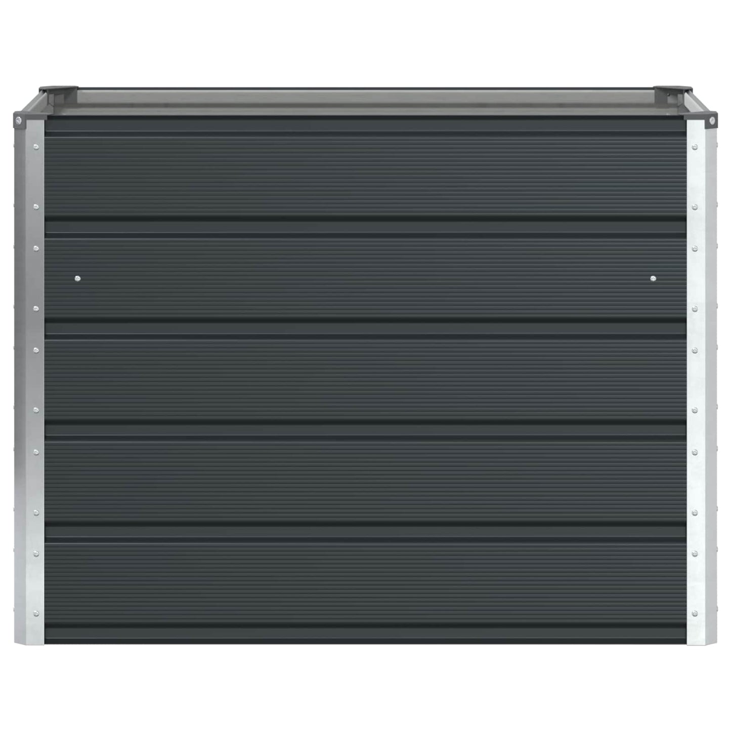 Planter Anthracite 100 x 50 x 75 cm Galvanised Steel