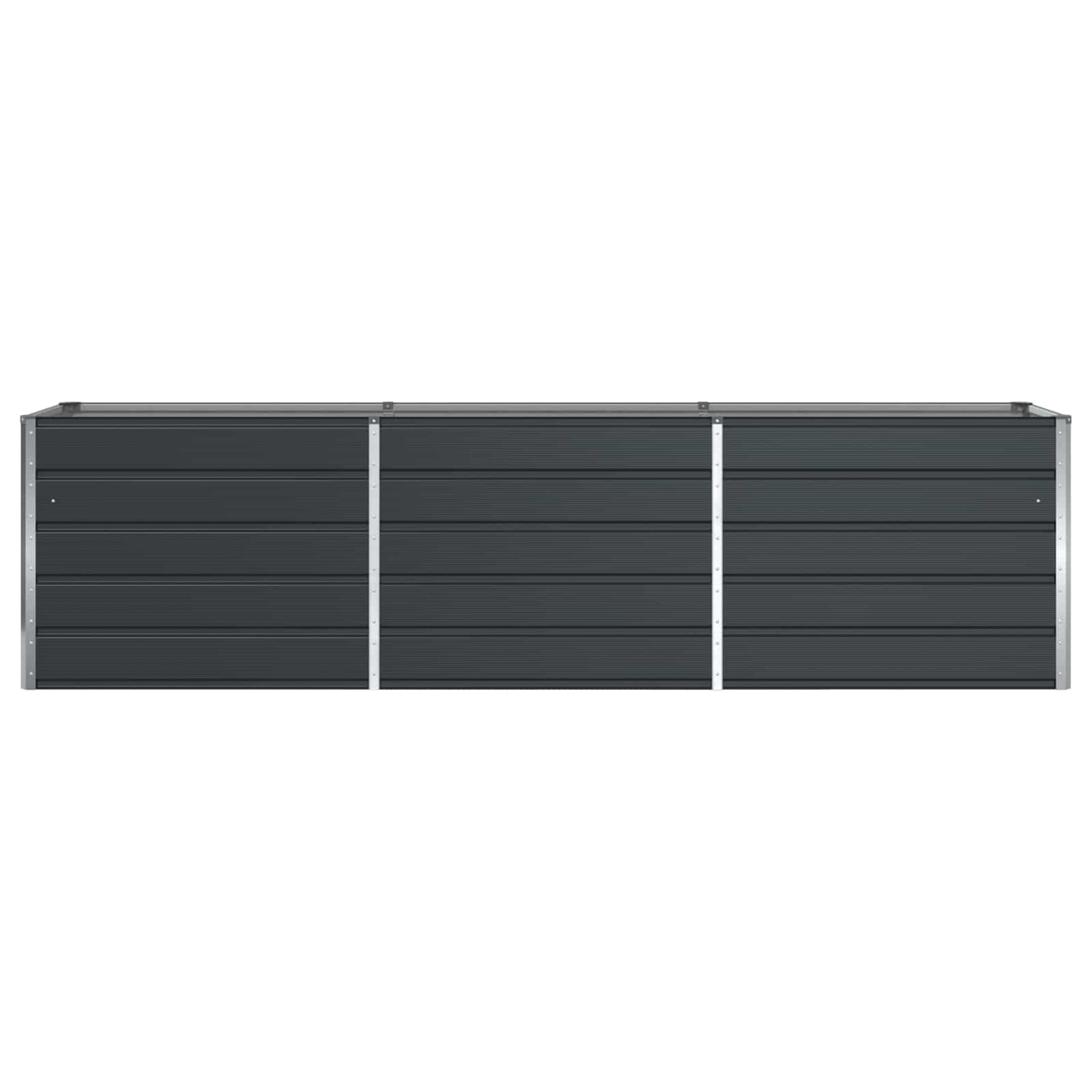 Planter Anthracite 290 x 50 x 75 cm Galvanised Steel