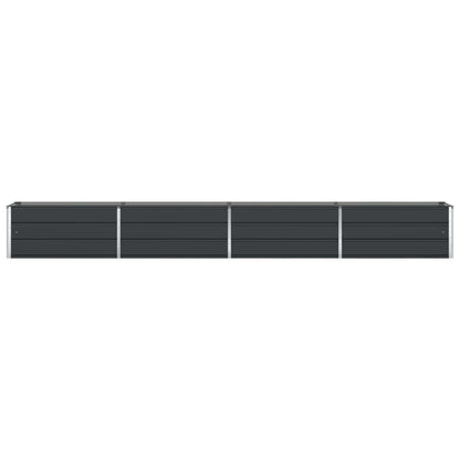 Planter Anthracite 385 x 50 x 45 cm Galvanised Steel