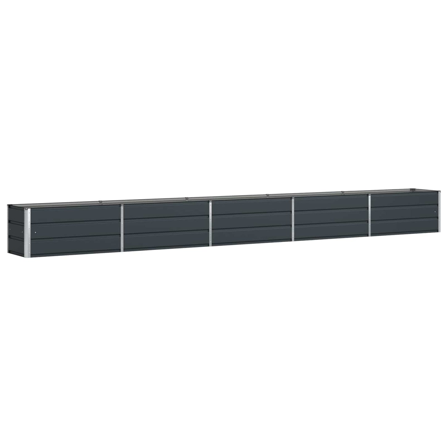 Planter Anthracite 480 x 50 x 45 cm Galvanised Steel