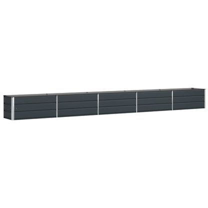 Planter Anthracite 480 x 50 x 45 cm Galvanised Steel