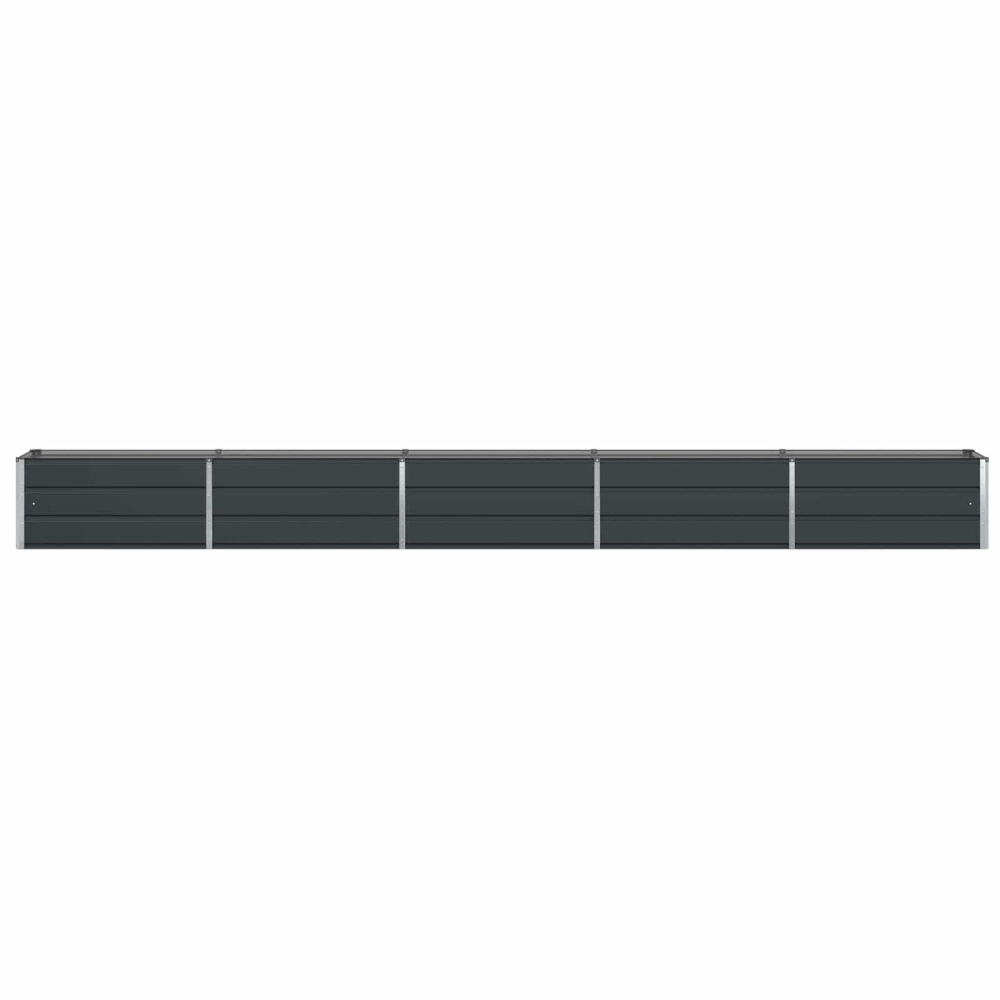Planter Anthracite 480 x 50 x 45 cm Galvanised Steel
