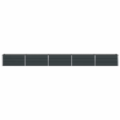 Planter Anthracite 480 x 50 x 45 cm Galvanised Steel