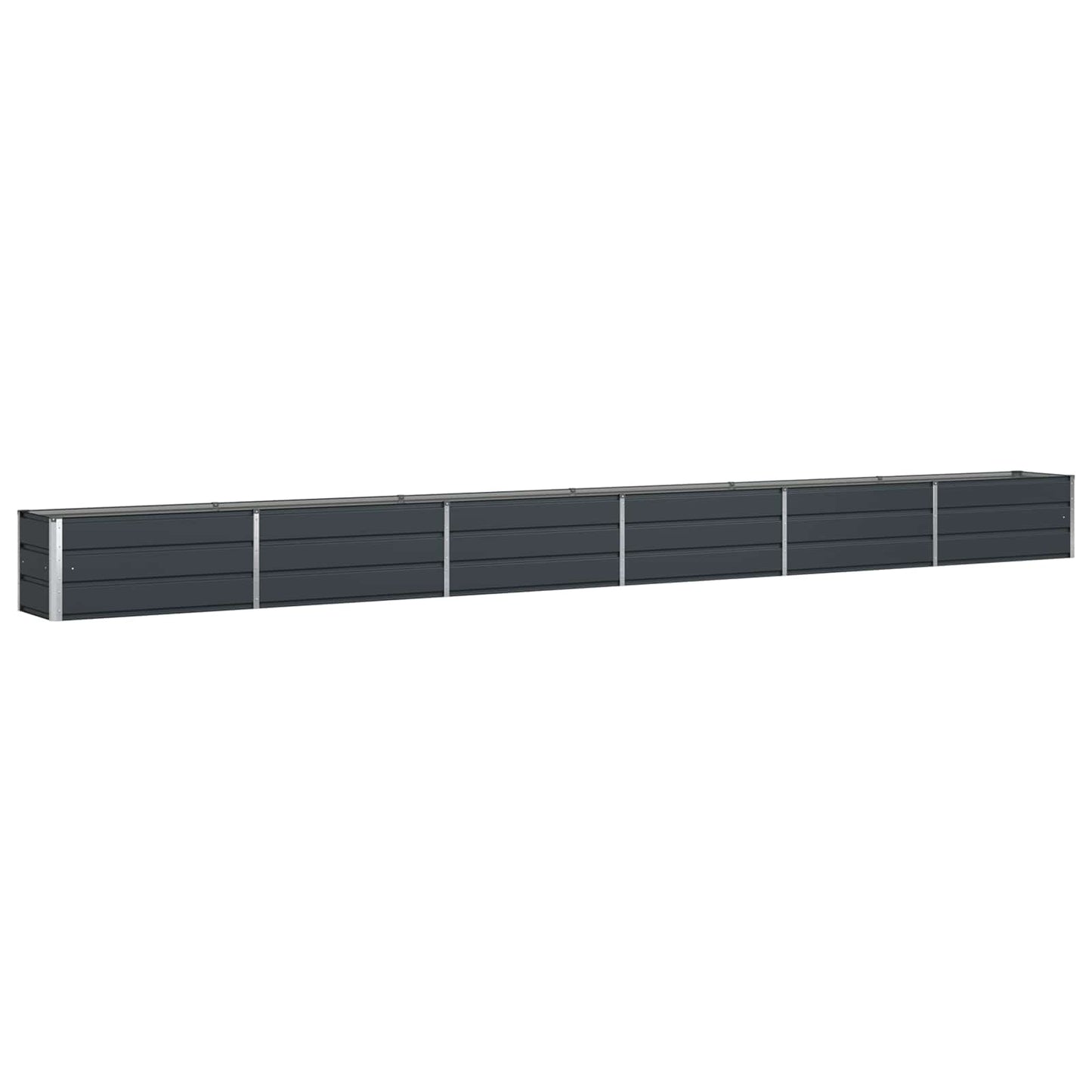 Planter Anthracite 580 x 50 x 45 cm Galvanised Steel