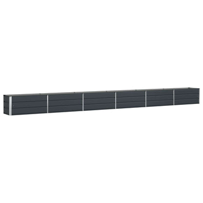 Planter Anthracite 580 x 50 x 45 cm Galvanised Steel