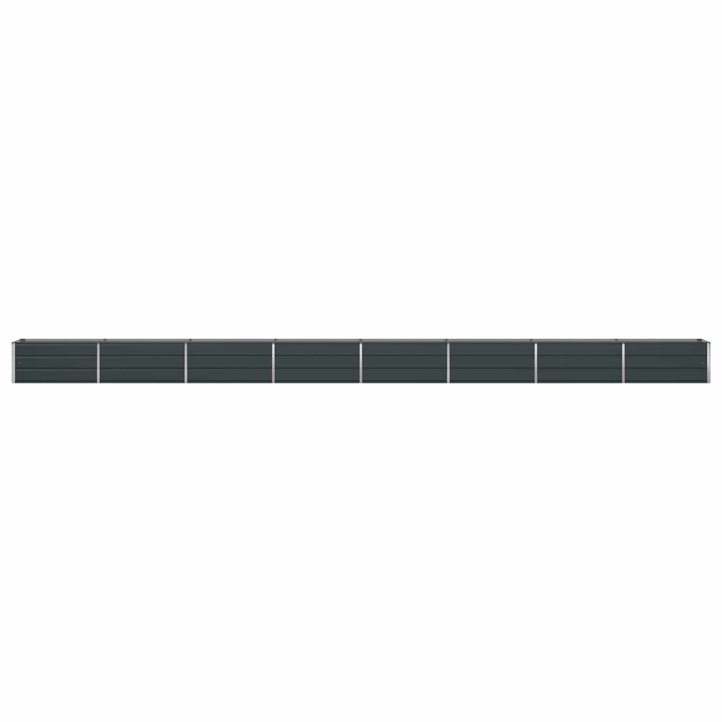 Planter Anthracite 770 x 50 x 45 cm Galvanised Steel