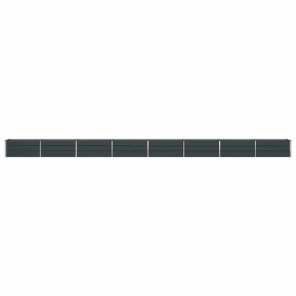 Planter Anthracite 770 x 50 x 45 cm Galvanised Steel