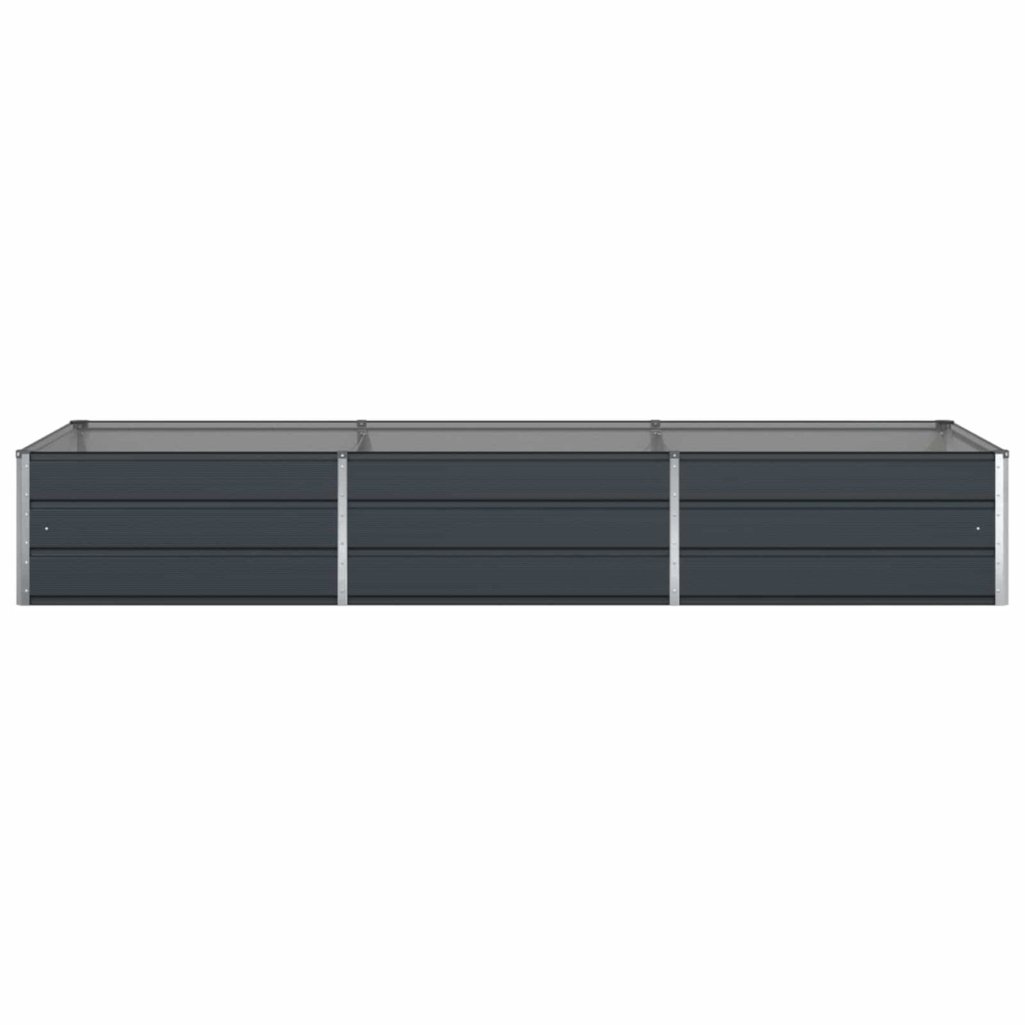 Planter Anthracite 290 x 100 x 45 cm Galvanised Steel